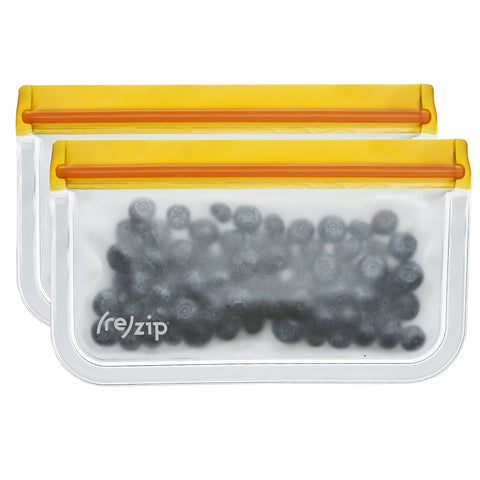 (re)zip Lay-Flat Snack Leakproof Reusable Storage Bags (2-pack)