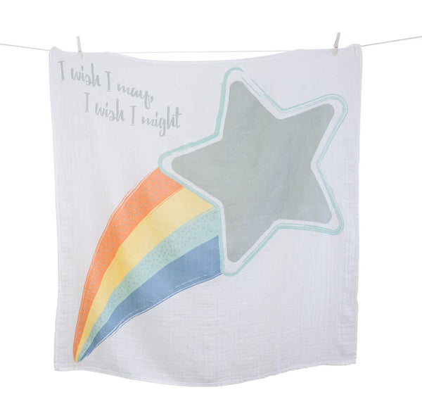 Lulujo Baby's First Year Blanket & Card Set