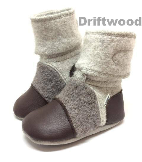 Nooks Design Felted Wool Booties