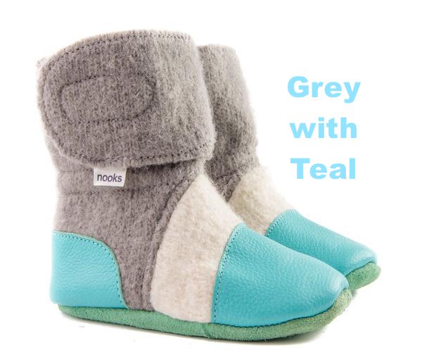 Nooks Design Felted Wool Booties