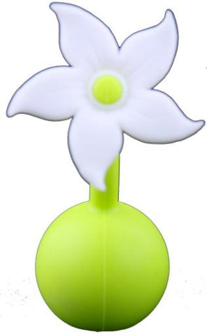 Haakaa Silicone Breast Pump White Flower Stopper