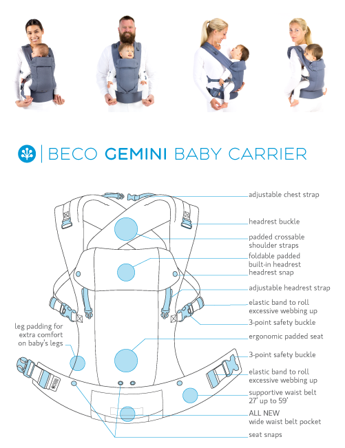 Beco gemini pocket best sale