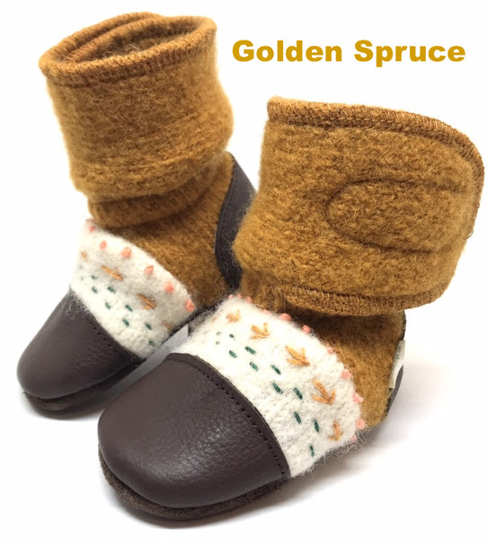 Nooks Design Felted Wool Booties