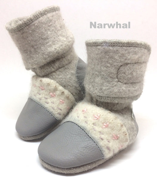 Nooks Design Felted Wool Booties