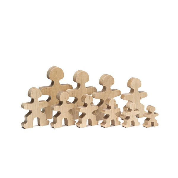 Flockmen Wooden Toys Family Set (30 pcs)