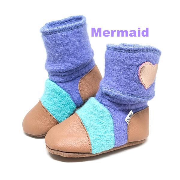 Nooks Design Felted Wool Booties
