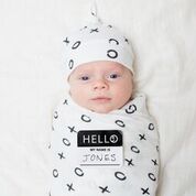 Lulujo Hello, World! Newborn Set