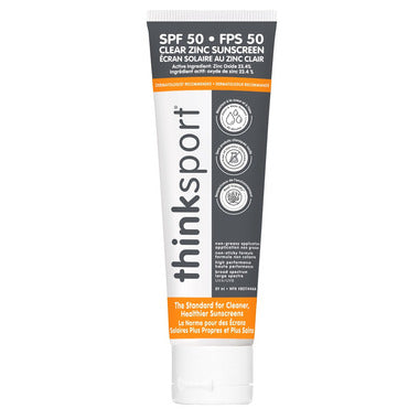 ThinkSport Clear Zinc Sunscreen SPF 30/50
